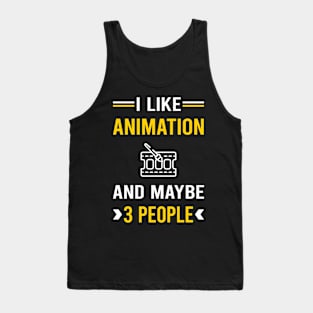 3 People Animation Tank Top